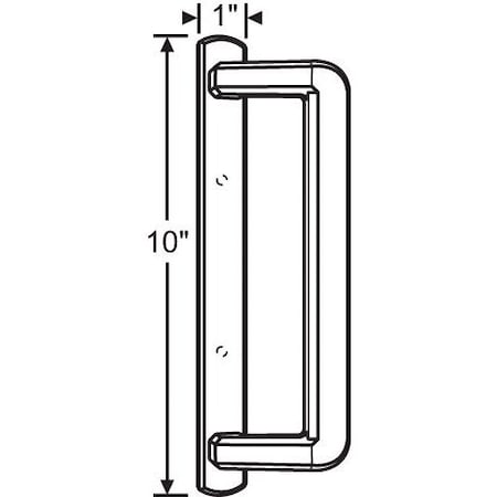 Strybuc Patio Door Handle 10in Overall 13-530W-E